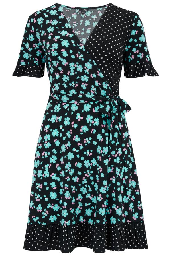 Birdie Fuller Bust Frill Detail Slinky Stretch Dress