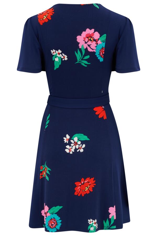 Priya Slinky Jersey Panel Short Sleeve Dress