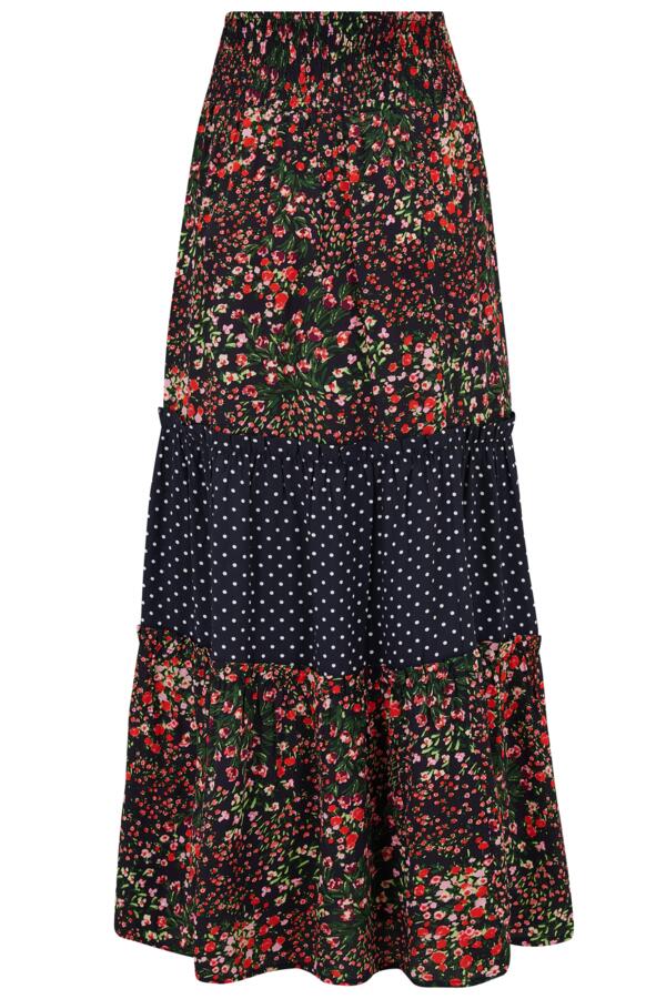 Tahlia Tiered Woven Maxi Skirt
