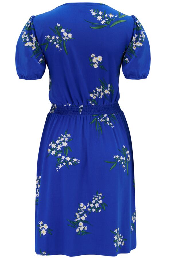 Evangeline Fuller Bust Gathered Neckline Slinky Jersey Dress
