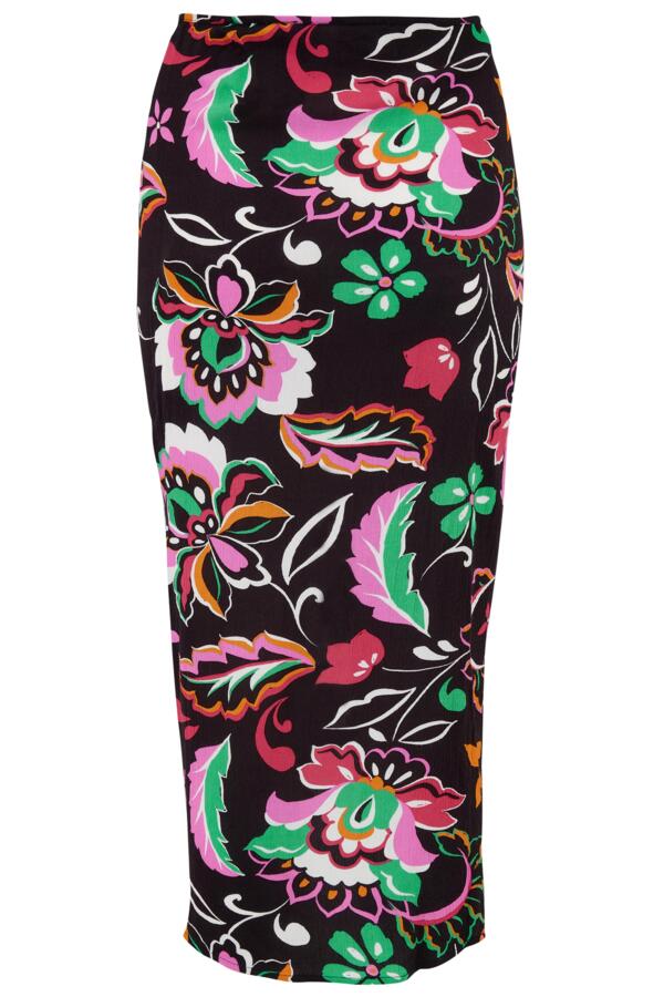 Crinkle Viscose Wrap Sarong Skirt