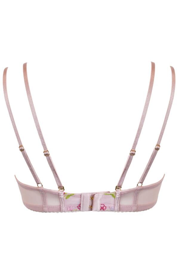 India Embroidery Plunge Bra
