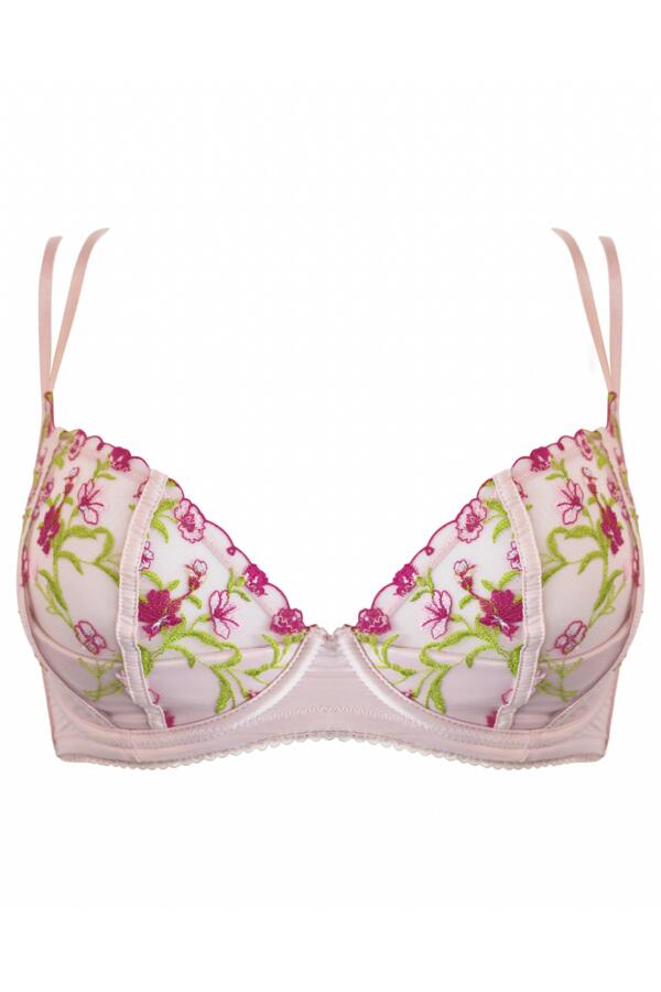 India Embroidery Plunge Bra