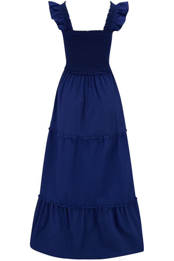 Lucy Cotton Poplin Tiered Maxi Dress