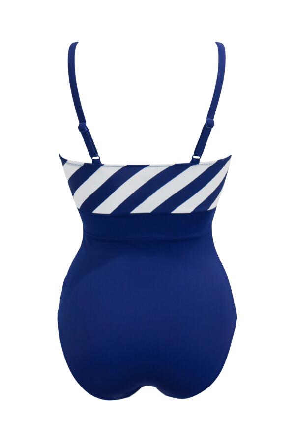 High Line V Neck Tummy Control Swimsuit