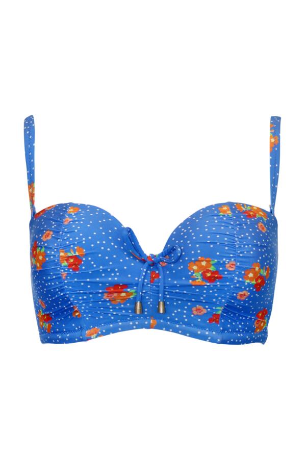 Santa Cruz Strapless Lightly Padded Underwired Bikini Top
