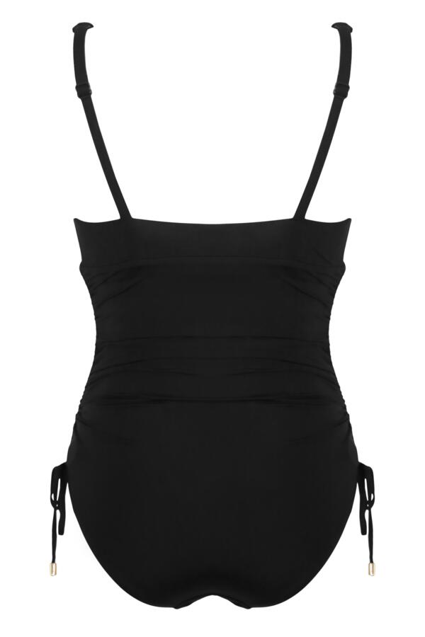 Maternity Ruched Adjustable Side Swimsuit