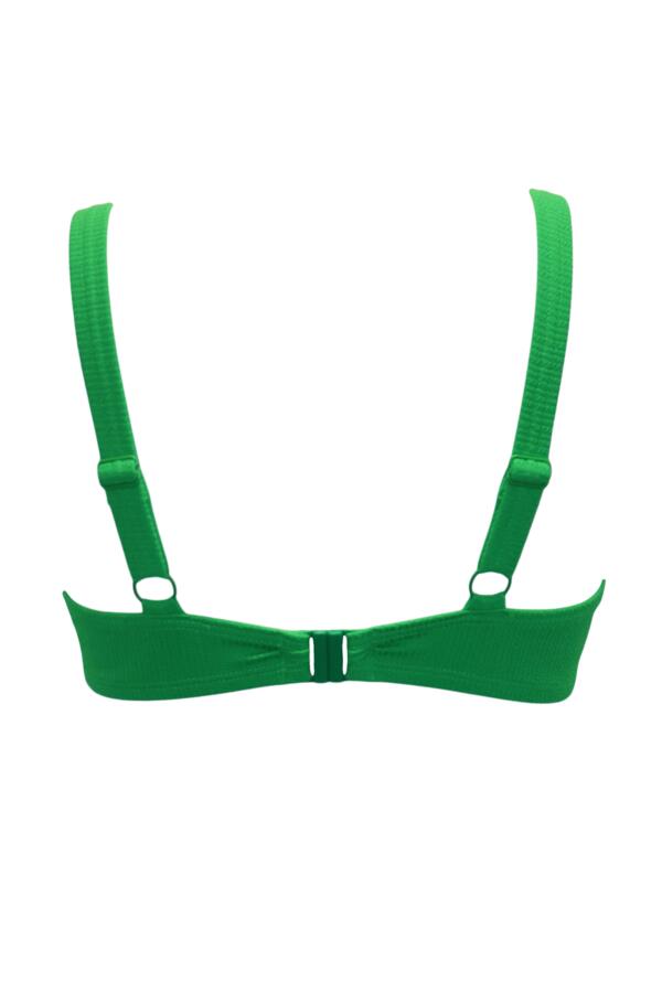 Cali Ribbed Texture Hidden Underwired Bikini Top