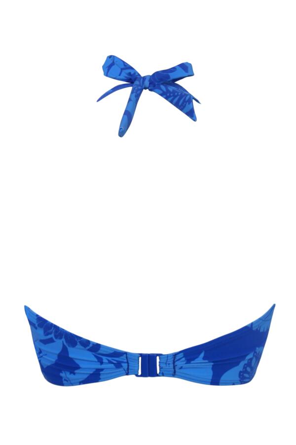 Maui Non-Wired Longline Removable Cup Halter Bikini Top