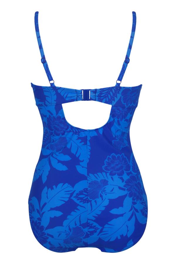 Maui Underwired Lightly Padded Twist Front Tummy Control Swimsuit