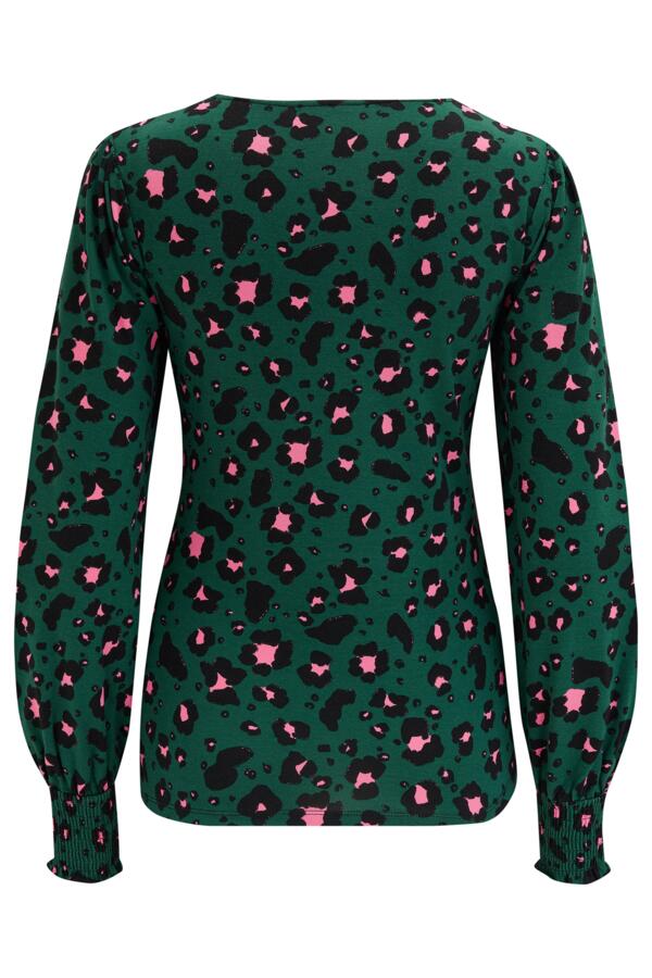 Lucinda Fuller Bust Jersey Lace Detail Long Sleeve Top