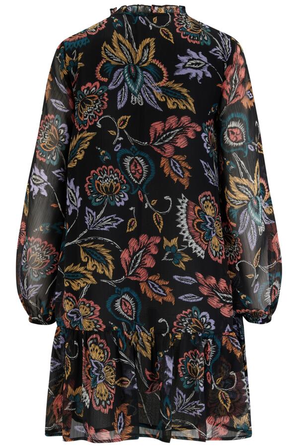 Sian Chiffon Long Sleeve Tiered Boho Dress