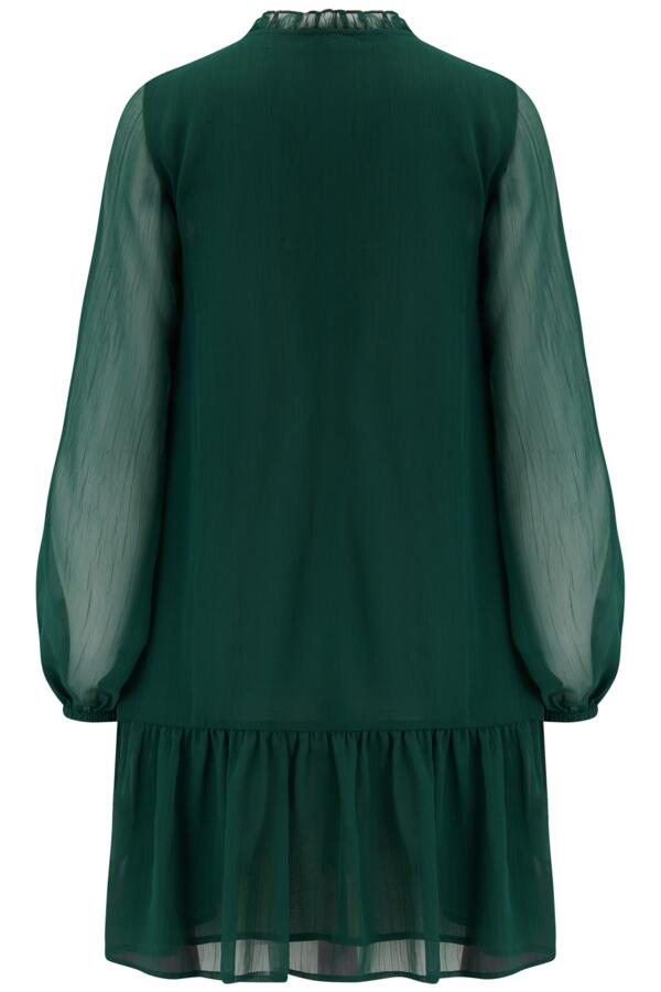 Sian Chiffon Long Sleeve Tiered Boho Dress