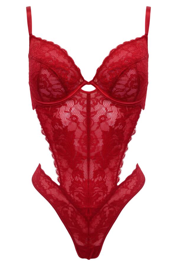 For Your Eyes Only Underwired Crotchless Body