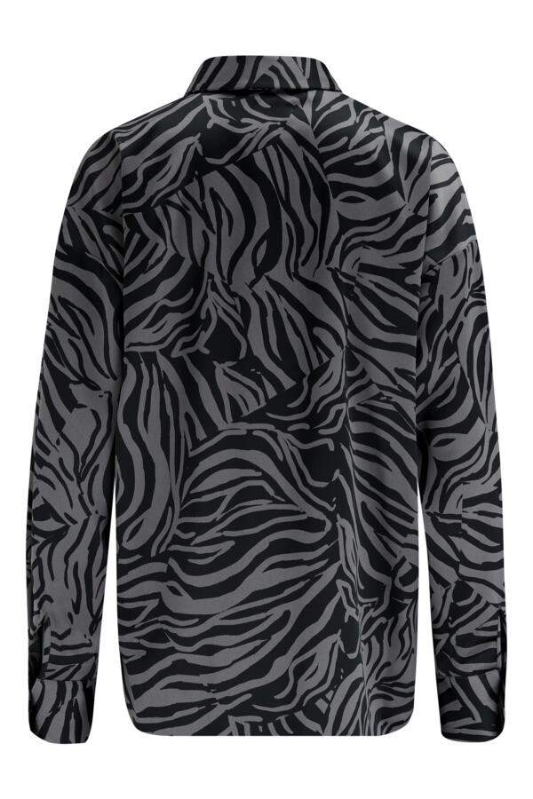 Rena Satin Oversized Long Sleeve Co-Ord Shirt