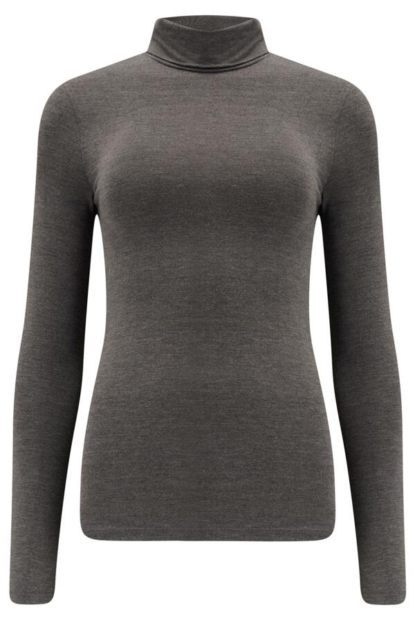 Second Skin Thermal Roll Neck Top