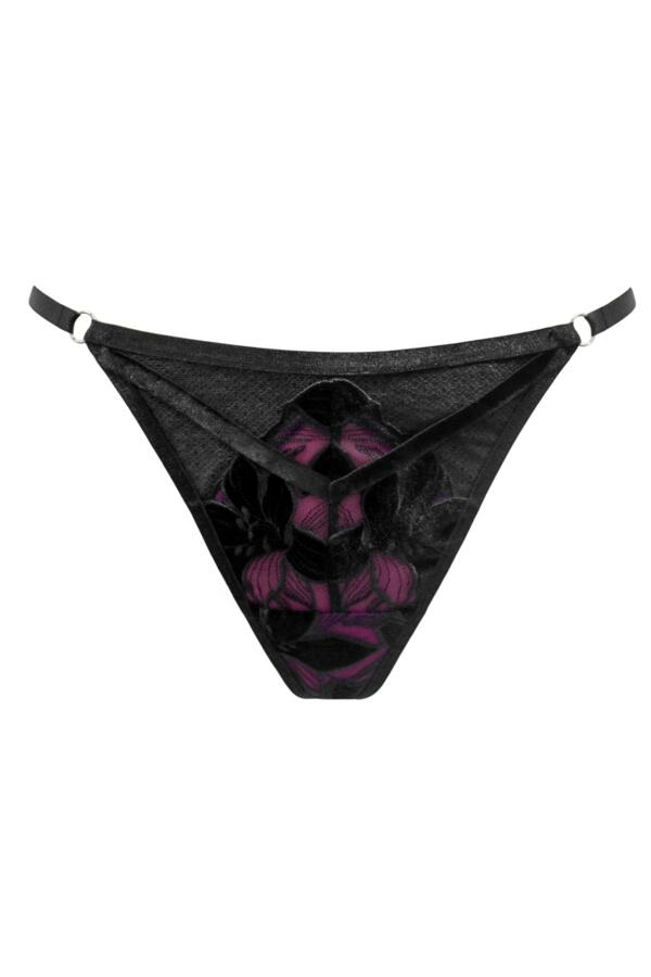 Icon Velvet Tanga Thong