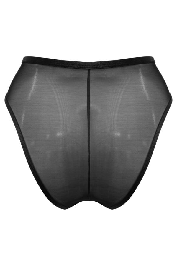 Icon Velvet High-Waist High Leg Brief