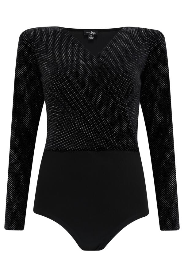Britney Glitter Stretch Velvet Body