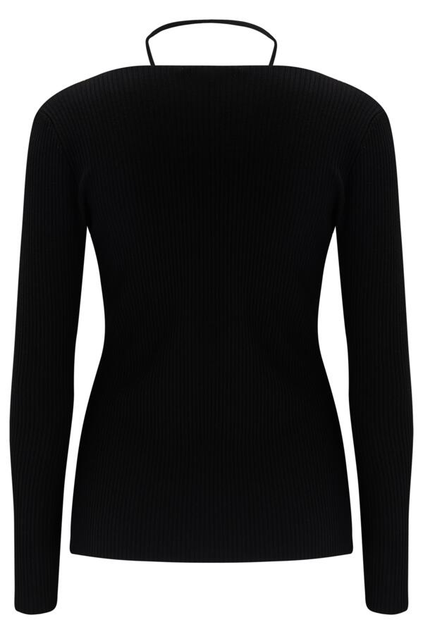 Susie Keyhole Rib Knit Top