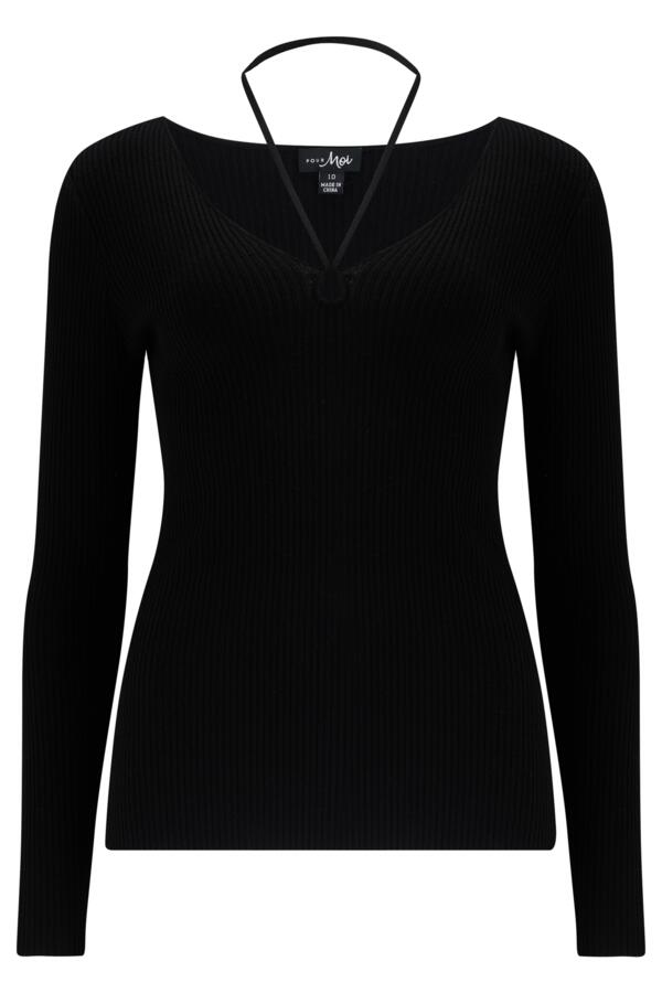 Susie Keyhole Rib Knit Top