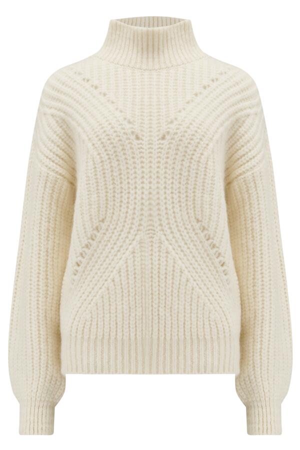 Hayley Chunky Knit High Neck Jumper