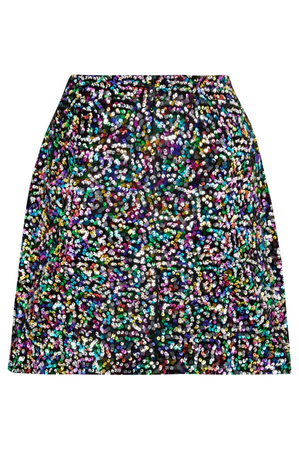 Selena Velvet Sequin Mini Skirt
