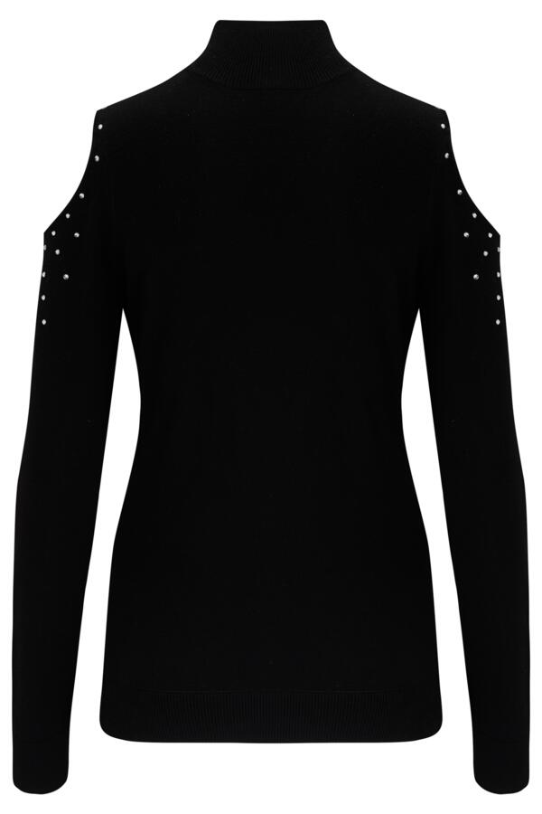 Scarlett Hot Fix Cut Out Fine Knit Jumper
