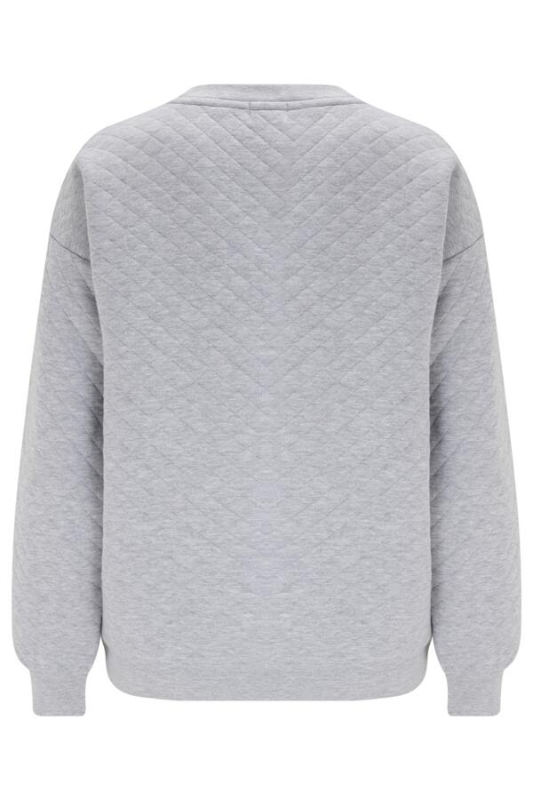 Quilted Lounge Sweatshirt and Jogger Co-Ord Set