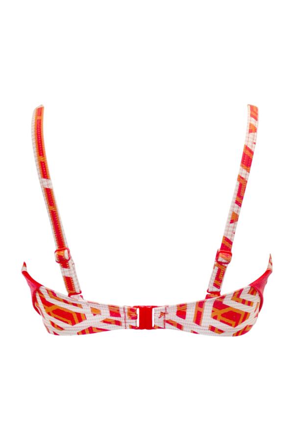 Casablanca Underwired Strapless Scarf Bikini Top