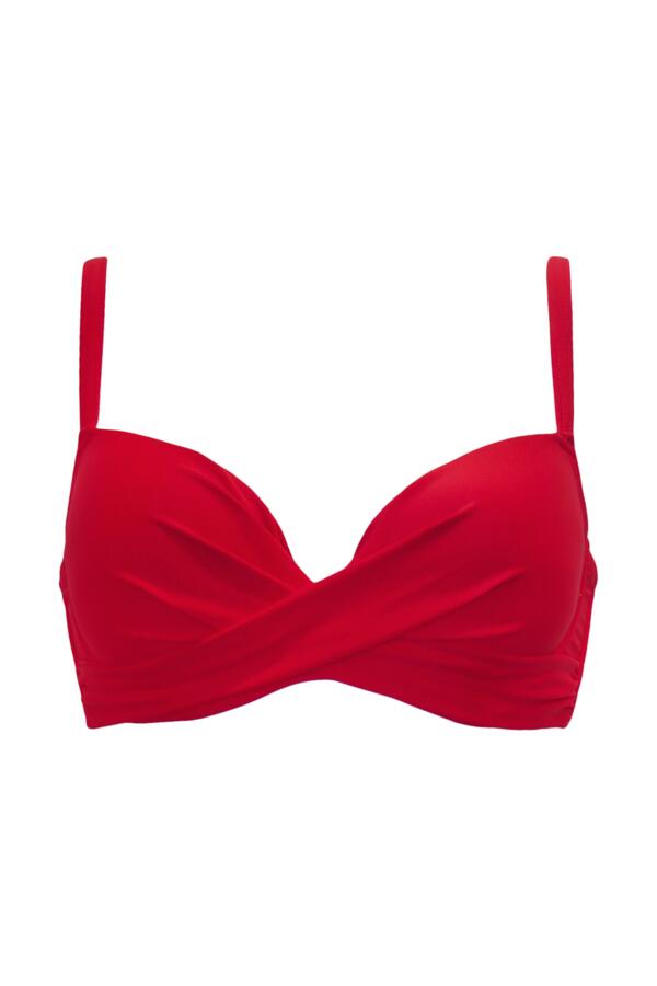 Free Spirit Lightly Padded Underwired Twist Front Bikini Top