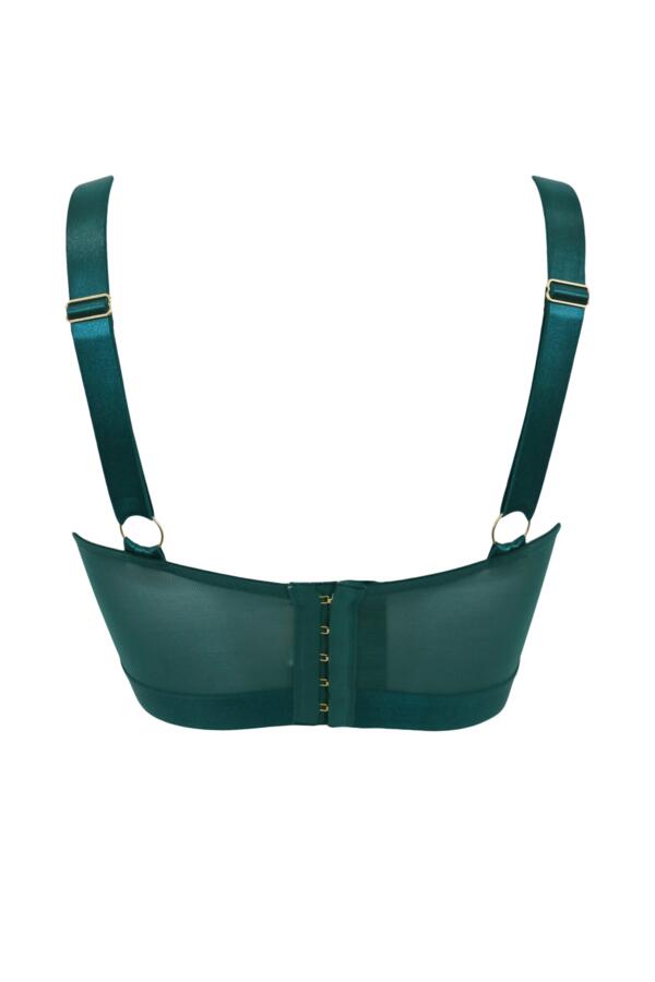 India Embroidery Non Padded Underwired Bustier