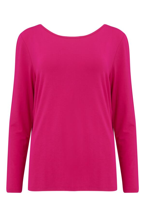 Cross Back Jersey Yoga Top
