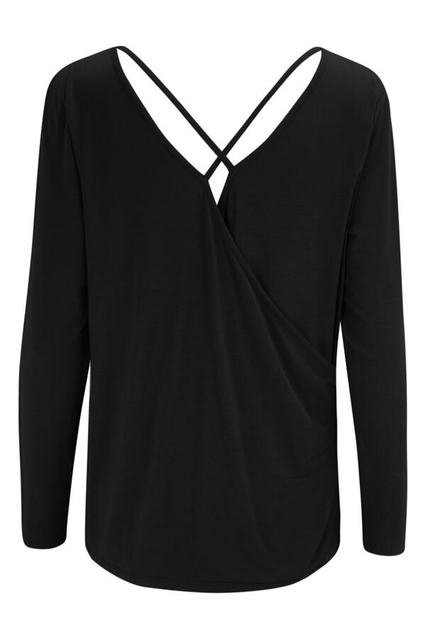 Cross Back Jersey Yoga Top