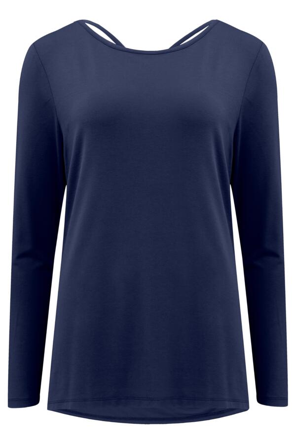 Cross Back Jersey Yoga Top