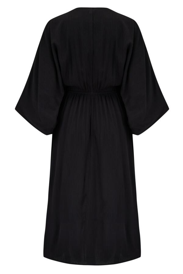 Viscose Crinkle O Ring Midi Beach Cover Up