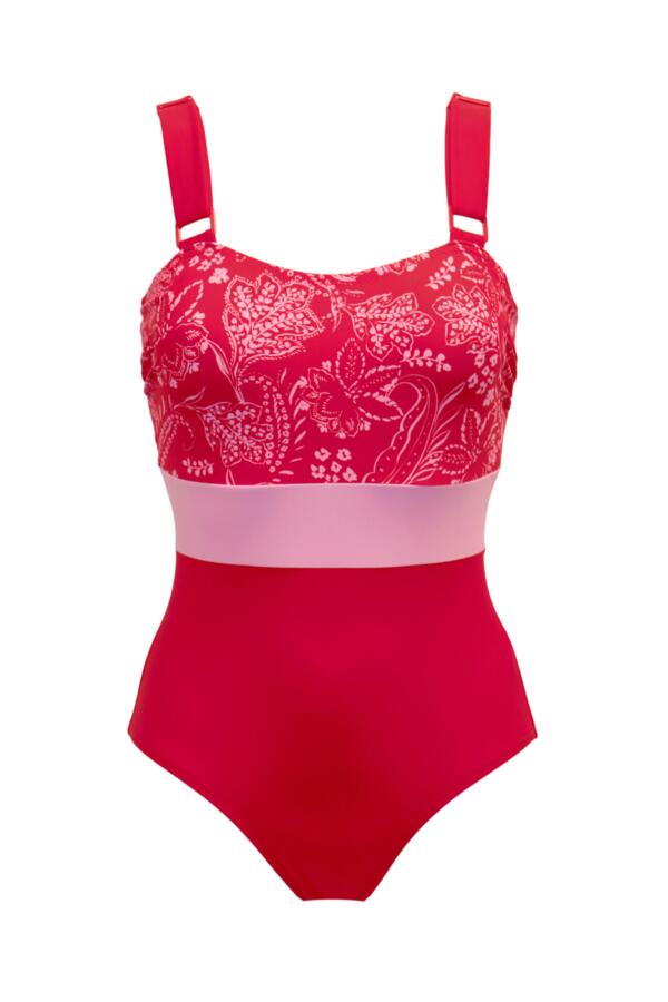 Palm Springs Colour Block Tummy Control Swimsuit