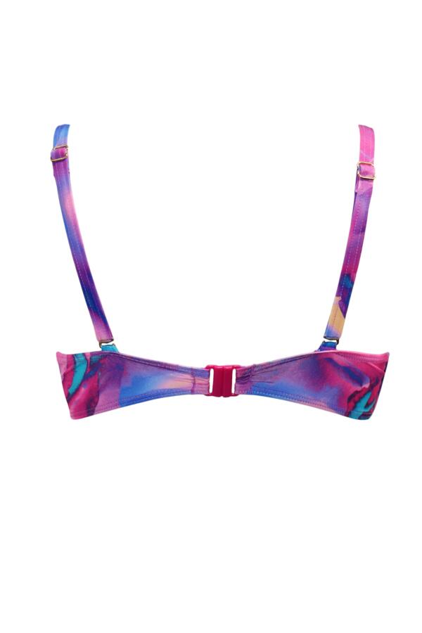 Cabana Underwired Padded Push-Up Boost Ruched Bikini Top
