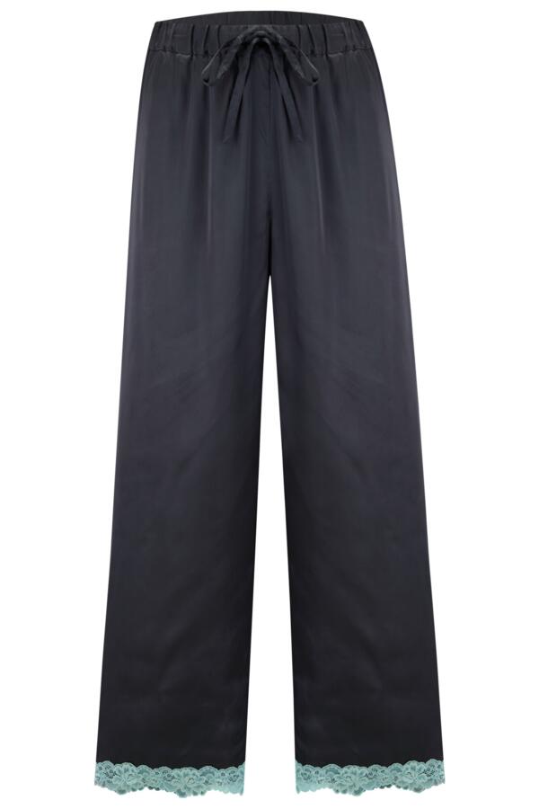 Dusk Satin and Lace Cami and Trouser Pyjama Set