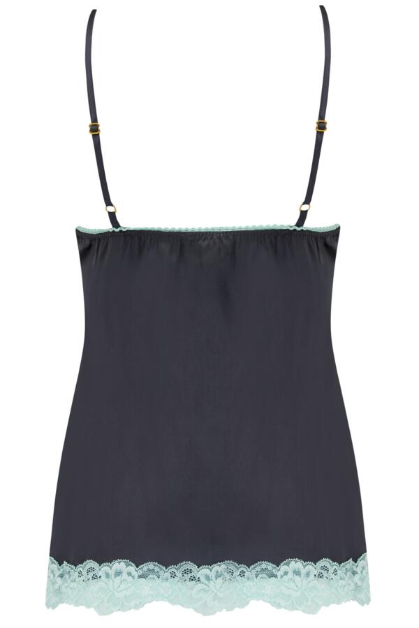 Dusk Satin and Lace Cami and Trouser Pyjama Set