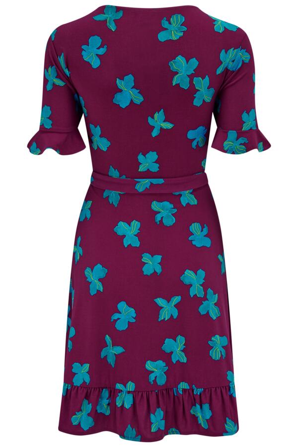 Birdie Fuller Bust Frill Detail Slinky Stretch Dress