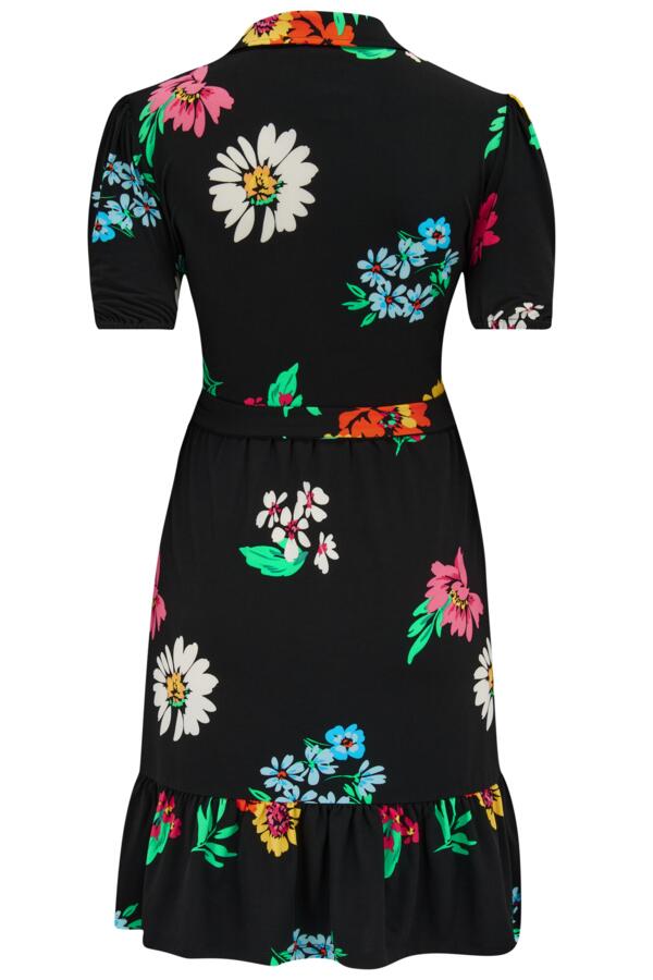 Jodie Fuller Bust Slinky Jersey Tiered Shirt Dress