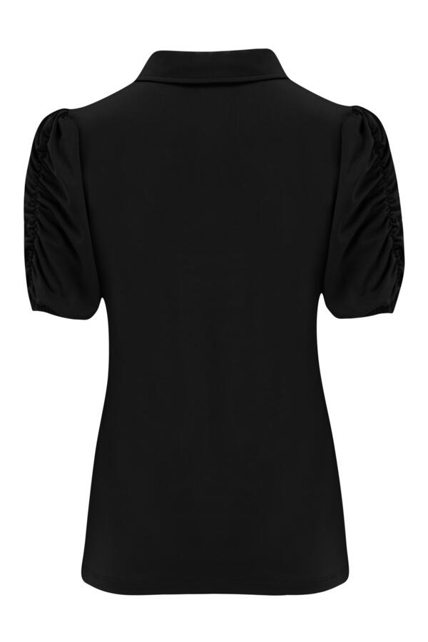 Jodie Fuller Bust Slinky Stretch Half Button Top