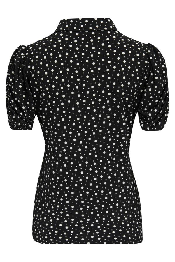 Jodie Fuller Bust Slinky Stretch Half Button Top