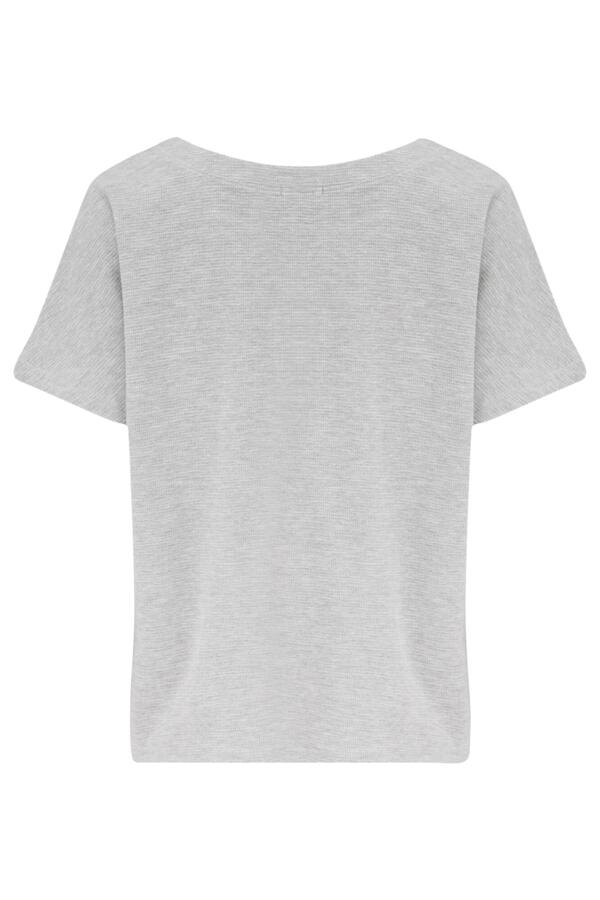 Waffle Pocket Detail Top and Short Loungewear Set