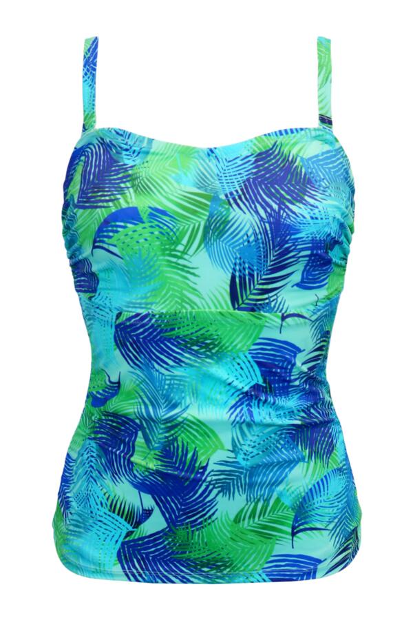 Aruba Underwired Strapless Bandeau Tankini Top