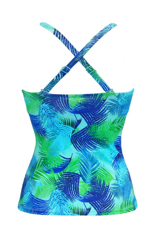 Aruba Underwired Strapless Bandeau Tankini Top