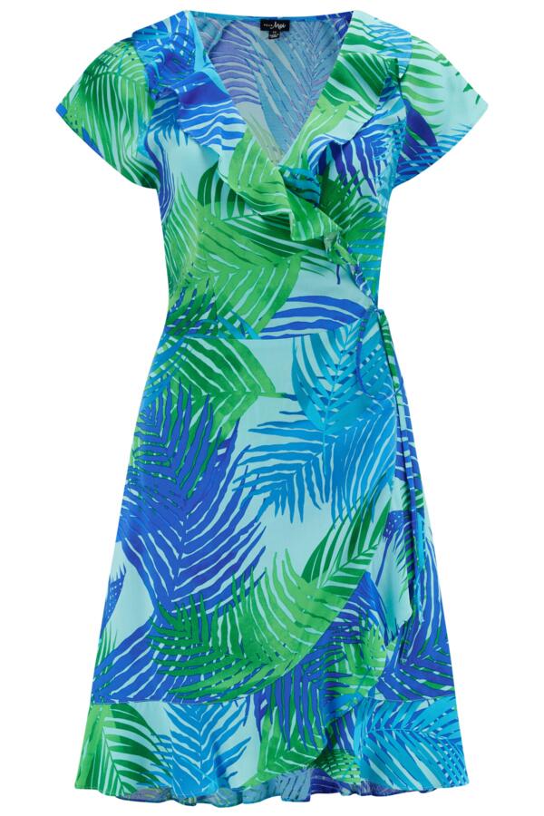 Frill Wrap Beach Dress