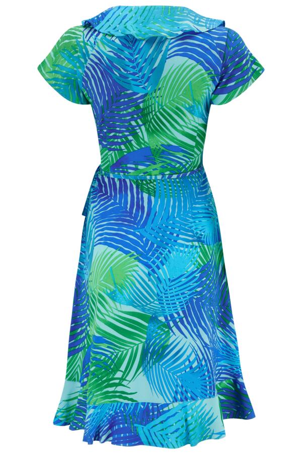 Frill Wrap Beach Dress