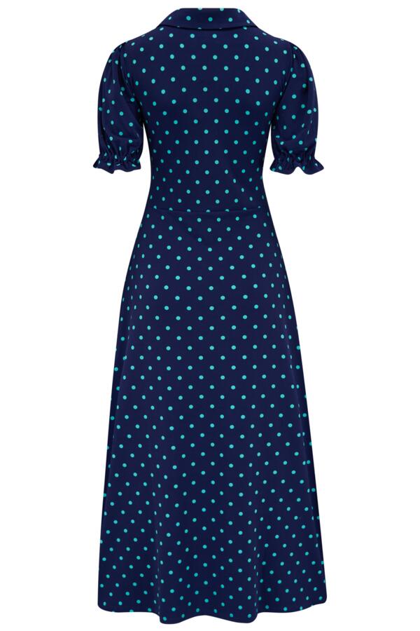 Delphi V-Neck Slinky Stretch Midaxi Dress
